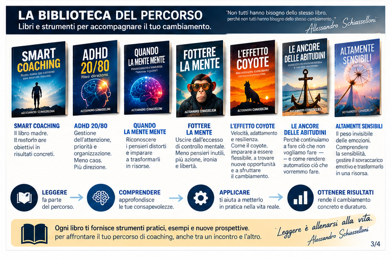 Terza parte della brochure SMART Coaching dedicata alla lettura guidata